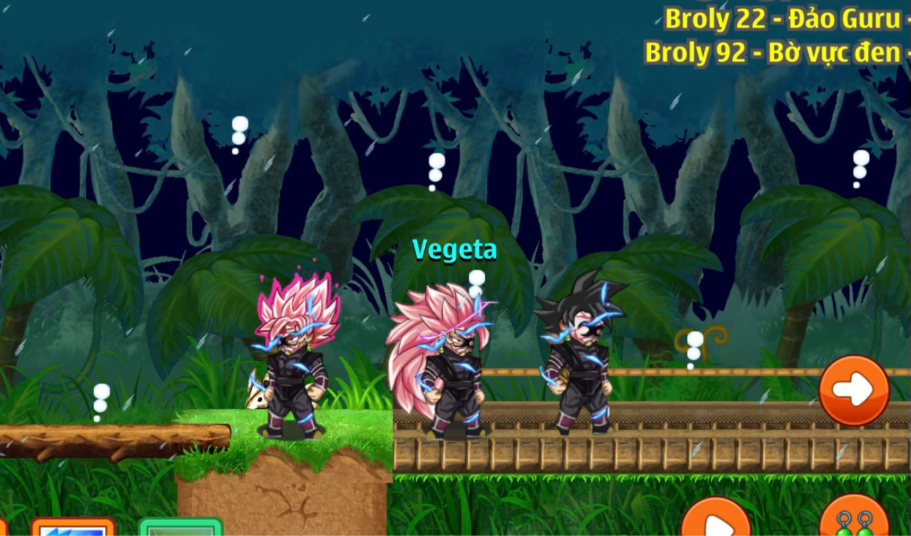 RES NRO: Black Goku Xeno Base, Rose 1, Rose 3